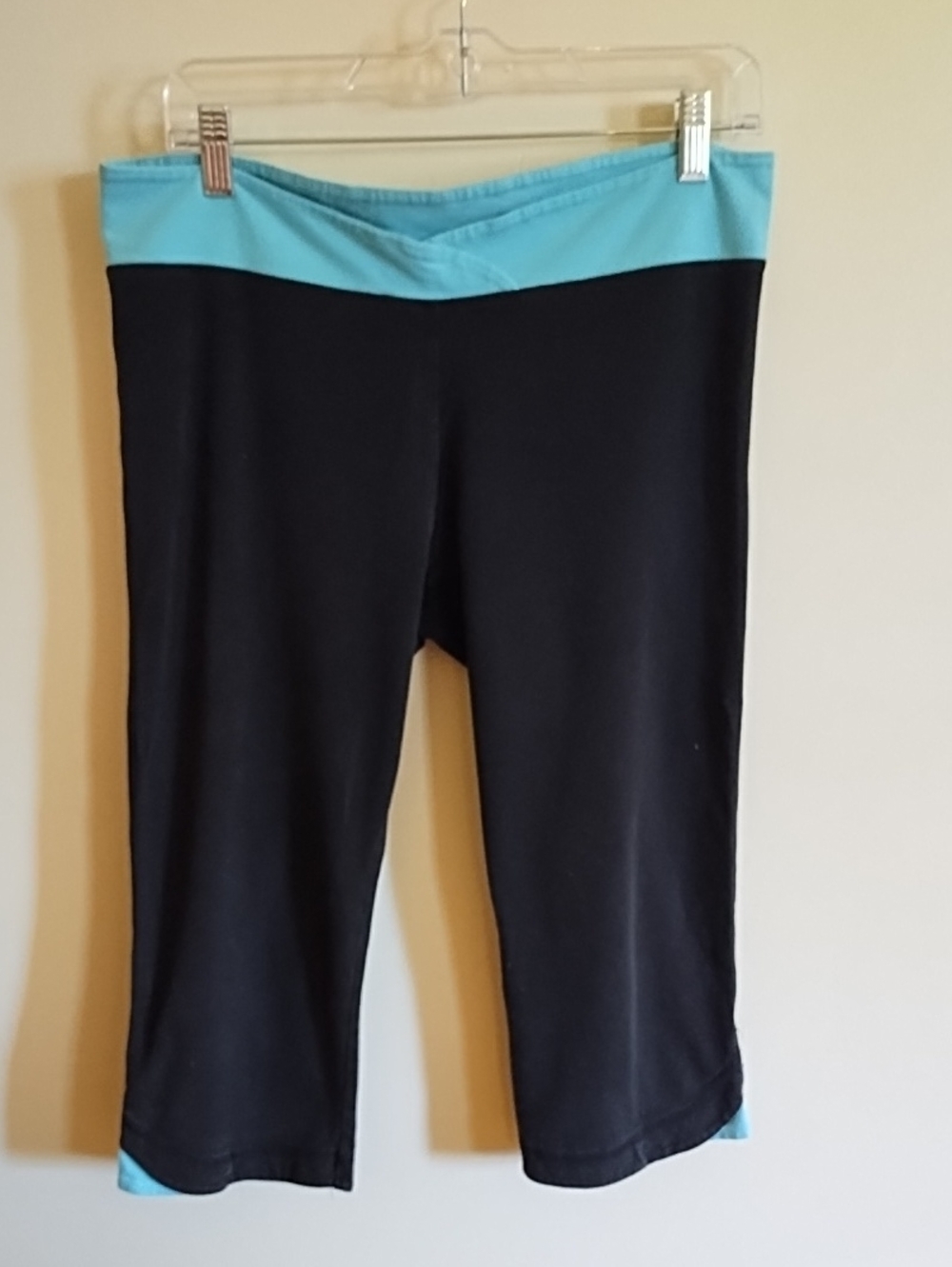 AERIE SLIM GYM SKINNY CROP PANTS SZ L